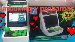 sega astro city mini unboxing y probamos [upl. by Maritsa805]