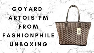 Goyard Artois PM Unboxing  From Fashionphile [upl. by Petty]