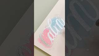 Lettering word Calm Hand letteringCalligraphyartartworkshorts [upl. by Lesslie]