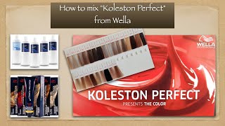 Koleston Perfect Tutorial All about permanent hair color Koleston Perfect by Wella [upl. by Ecirtaed]