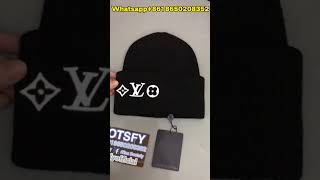 Review LV Headline Beanie Black from BOOTSFY lv louisvuitton cap hat headline tshirt shirt [upl. by Tarah]