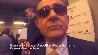 Sanremo 2015 ascolti e traffico intervista Giancarlo Leone [upl. by Madian]