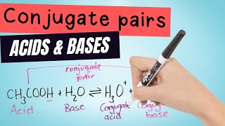 How to identify conjugate acid and base pairs in chemistry [upl. by Salvatore647]