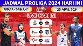 Jadwal Proliga 2024 Hari Ini ¬GIA DAN MEGAWATI MAIN HARI INI ¬PROLIGA 2024 [upl. by Redienhcs]