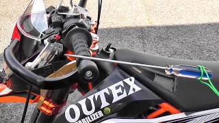 OUTEX 振動吸収レバーガード VIBRATION ABSORBER LEVER GUARD [upl. by Ennaus]