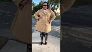 Hanna Nikole Womens Plus Size Wool Dress Coat  Idea for you  Double Breasted Pea Coats [upl. by Emmie]