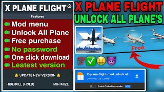 X plane flight All plane Unlock  x plane mod apk x plane flight mod xplane11 youtube [upl. by Norrehs]