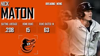 BALTIMORE ORIOLES Nick Maton ᴴᴰ [upl. by Nottarts]