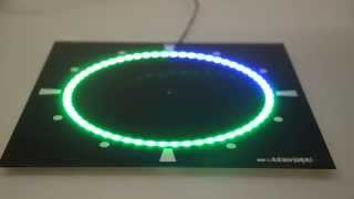 WS2812 Ring clock [upl. by Sirtaeb458]