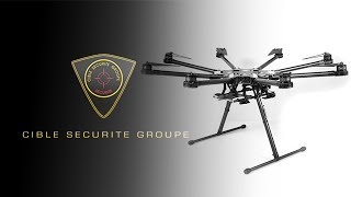 Présentation du drone de surveillance par Cible Sécurité Groupe [upl. by Jerome]