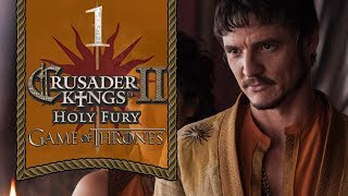 Marvellous Martells  Lets Play A Game Of Thrones Mod For Crusader Kings 2 Holy Fury  1 [upl. by Ahsienor62]