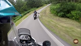 XTZ 750 Super Tènèrè VS KTM 1190 ADVENTURE  ride on board  HD [upl. by Narruc743]