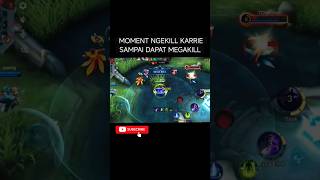 Karrie megakill mobilelegends buildkarrie mlbb karriebuildtersakit karriebestbuild [upl. by Ahtnamas]