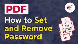 How to set password for PDF  How to remove PDF password  Enrich Media [upl. by Leander]