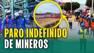 Paro indefinido de los mineros artesanales Piden ampliación del proceso de formalización [upl. by Akel]