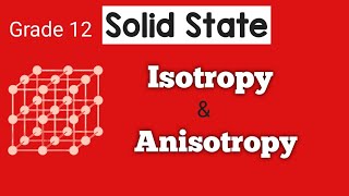 Isotropy and Anisotropy  Explanation [upl. by Ahsihat25]