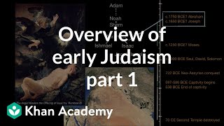 Overview of early Judaism part 1  World History  Khan Academy [upl. by Ydnab]