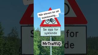 Når eleven tar alt bokstavelig Original content  MrTraffiQ trafikkskole Driving school [upl. by Bala781]