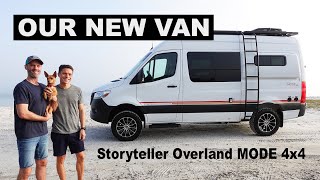 OUR NEW VAN  Storyteller Overland 4x4 OffGrid Sprinter Van [upl. by Brezin643]