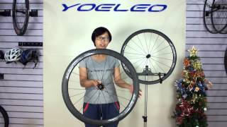 Yoeleo SAT C3850 Ghost Clincher Carbon Wheels [upl. by Aecila811]