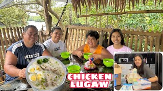 LUGAW WITH CHICKEN amp EGG  MAY NAGPADALA PARA KAY BABY🥰😇 [upl. by Jaymee]