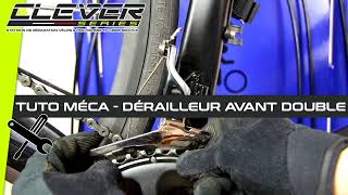 Réglage dérailleur avant vélo de route  double plateau [upl. by Nahsrad]