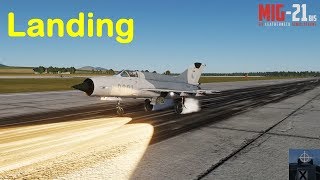 DCS MiG21bis Landing at Mineralnye Vody [upl. by Tipton225]