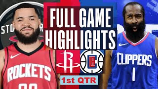 Los Angeles Clippers vs Houston Rockets Highlights HD 1stQTR  17 2023 NBA Regular Season [upl. by Prady]