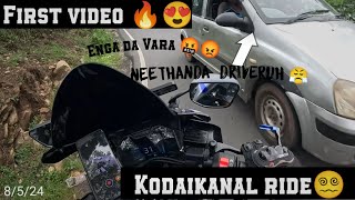 நீதாண்டா Driveruh 😡 First video ❤️‍🔥 Kodaikanal vlog 🗻 Sports bike touringYamaha r15 m  Tamil [upl. by Nicholson]