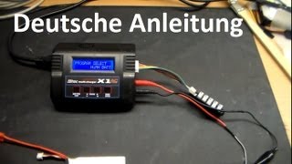 Hitec Multi Charger X1 AC Plus Kleine Hilfe  Tutorial  Anleitung  Lipo richtig laden  Fazit [upl. by Crispen]