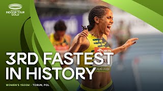 🇪🇹s Hailu runs to 3rd place on 1500m alltime list  World Indoor Tour 2024 [upl. by Eemla624]