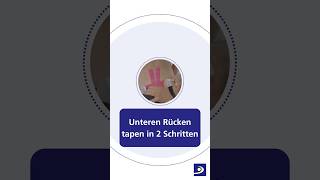 Unteren Rücken tapen in 2 Schritten So gehts [upl. by Oetam71]