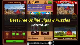 5 Best Free Online Jigsaw Puzzles  Selected List [upl. by Erde610]