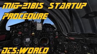 DCSWorld  MiG 21Bis Startup Procedure [upl. by Aline547]