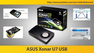 Обзор ASUS Xonar U7 USB Review [upl. by Eelhsa722]