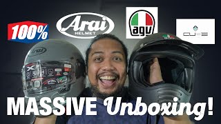 Unboxing Almost 50k Worth of Motorcycle Gear [upl. by Animehliw]