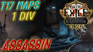 ASSASSIN  1 DIV Build Cost  T17 capable  Path of Exile 325 [upl. by Rairb]