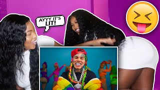 6IX9INE GOOBA Official Music Video REACTION  NATAYA NIKITA [upl. by Daron]