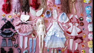 PRINCESS Cinderella Zuzana MYOU DOLL BJD Unboxing Dress Up [upl. by Sanferd]