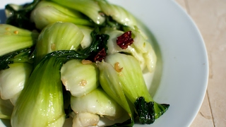 How to Cook Pak Choi  Bok Choi  Chinese Style Tasty Healthy Fresh [upl. by Gabe356]