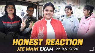 JEE Main 2024 Students Honest Reaction  Know level of Exam 😊 Easy or Hard 😔 ALLEN [upl. by Hyams]