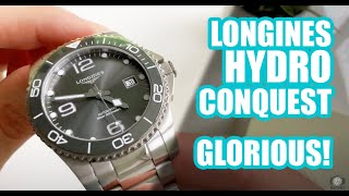 Reviewed  The Glorious Longines Hydroconquest Automatic 41mm [upl. by Cate]