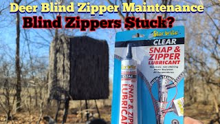 Blind Zipper Maintenance  KOAM Outdoors Strategies [upl. by Rehpotsihc894]