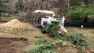 Terracare Inc Altec dc 1317 wood chipper [upl. by Leirad736]