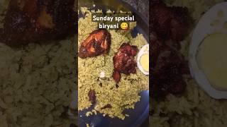 Chicken Biryani 😋👌sundaychickenbiriyanispecialnonvegyoutubeshortscookingfoodloverspicyfood [upl. by Davy]