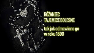 Różaniec tak jak odmawiano go w roku 1890 Tajemnice Bolesne [upl. by Kanter]