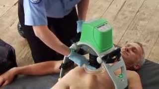 Lucas CPR device  In Service Training Video  2013 [upl. by Wolfy]