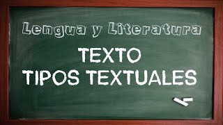 TEXTO Y TIPOS DE TEXTO [upl. by Blackington]