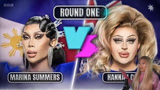 Hannah Conda vs Marina Summers  RuPauls Drag Race UK vs The World Season 2 [upl. by Jones]