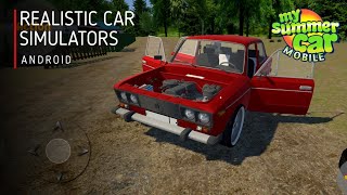 TOP 6 Best Realistic Car Simulators for Android 2022 [upl. by Jd]